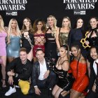 Algunos de los personajes de los premios Pornhub del 2024.