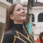 Leidy Álvarez aparece en varios videos culturales de su provincia.