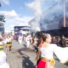 Las calles de Puyo se llenaron de música, comparsas y tradición con el pregón de fiestas.