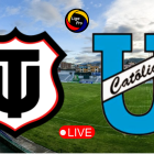Técnico Universitario recibe a la Universidad Católica en el estadio Bellavista.