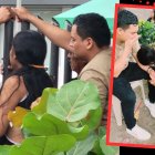 Familiares del menor asesinado lloraban desconsolados afuera de la morgue.