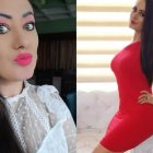 María Fernanda López, en una de sus sesiones como modelo.