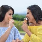 Iesmin Pincay y Michela Pincay