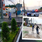 En el sitio en donde se produjo el ataque, horas después se ejecutó una limpieza.