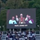 La pantalla gigante de la cancha central del Foro Itálico así anunció la noticia.