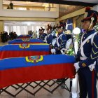 Funeral de los militares víctimas de un ataque armado en Orellana.