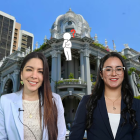 Blanca López y Tatiana Coronel, las opciones para la vicealcaldía de Guayaquil en la sesión del jueves.