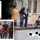 Los cuatro detenidos por el crimen de Génesis Intriago.