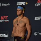 Gilbert Burns dio 170 libras en la balanza.