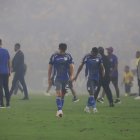 El lamento se reflejó en la plantilla azul tras perder 2-0 el Clásico.
