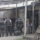 El crimen ocurrió en este taller mecánico. La víctima tenía 26 años.