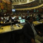 Así se posicionaron los asambleístas correístas al momento de recibir el resultado de las votaciones.