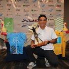 Martín López celebró sus triunfos en el Tour de Grecía y Tour de Hungría.