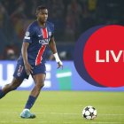 Willian Pacho juega la final de la Copa Francia.