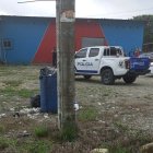 La Policía llegó al lugar tras el crimen de un hombre.