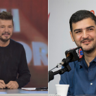 Aquiles Álvarez y Marcelo Tinelli.