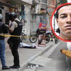 Paúl Iperti cayó desplomado en la vereda de la tienda donde iba a entregar los productos.