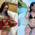 Luna Ambrozevicius Abrahão fue apuñalada por su pareja en vivo.