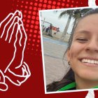 Parientes y amigos oran por la recuperación de Collin Zambrano.