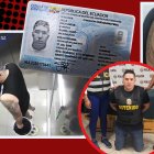 Cristian Gabriel Bosquez Jiménez fue detenidos con documentos falsos.