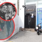 Esta foto fue tomada antes del crimen de Bryan Murillo, dentro del centro de diversión. En la imagen aparece acompañado de su esposa.