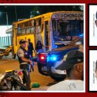 En el bus levantaron cinco vainas percutidas, calibre 9 milímetros.