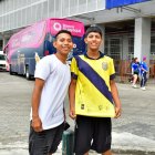 Una sonrisa se dibujó en los rostros de Anthony (d) y Joel tras lograr su objetivo.