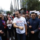 Pabel Muñoz llegó a La Mariscal donde se realizó un evento de festejo por los dos años de su gestión.