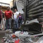 El estallido provocó seis daños en locales comerciales de esta zona céntrica de Guayaquil.