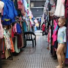 Este jueves al mediodía, los pasajes de la Bahía ofrecían una imagen poco común: despejados y en calma.