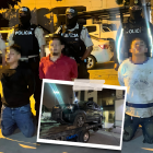 Los sospechosos andaban con armas tipo fusil, en carros robados y llevaban un recipiente con combustible.