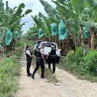 El cadáver de una mujer fue hallado enterrado en una bananera en Machala.