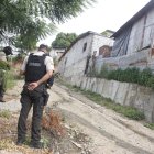 El lugar donde fueron encontradoslos cuatro cadáveres.