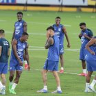 Entrenamiento de Ecuador del pasado domingo 8 de junio en el estadio Monumental, de Guayaquil.