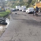 El percance vial cobró la vida de una persona, en el norte de Quito.
