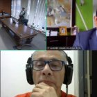 Este 10 de junio de 2025, Jorge Glas se conectó desde la cárcel de La Roca para sus audiencia de habeas corpus y recusación.