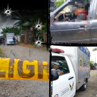 Dos parientes fueron acribillados a balazos dentro del carro en que andaban.