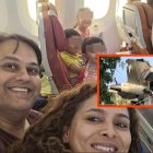 Este fue el viral selfie que aquella familia tomó en el avión que luego se estrelló.