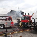 Las Orquídeas: Vehículos de rescate, de lucha contra incendios y ambulancias llegaron al lugar.