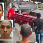 Los restos de Jair  Mora Quijije y José Andrés Otero fueron trasladados a Colimes.