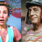 Florinda Meza como Doña Florinda y Roberto Gómez Bolaños como El Chavo del 8