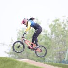 Tricolor. Doménica Azuero hace su carrera entre Ecuador e Italia donde se somete a prácticas.