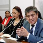 Wilson Toainga, fiscal general del Estado encargado, se presentó este lunes 23 de junio de 2025 ante la Asamblea Nacional