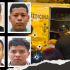 Los jóvenes José Reynaldo Cerezo Rizzo, Anthony Alexander Macías Icaza, Andy Alexander Caicedo Dulcey y Franklin Michael Gonzales Nazareno fueron atacados cuando departían.