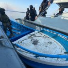 La embarcación fue decomisada en una comuna de la isla Mondragón.