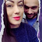 Una de las fotos que la víctima compartió en sus redes junto a su pareja.