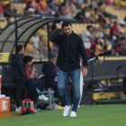 Ismael Rescalvo dirigió a Barcelona SC ante Libertad y empató 3-3.