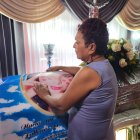 Ericka fue sepultada en casa de sus abuelos maternos fue sepultada en el cementerio Parque de la Paz.