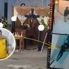 Una cámara de seguridad del restaurante captó el crimen del guardia en Santo Domingo.