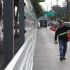 En la avenida El Bombero de Guayaquil ya se alista todo para las obras para los pasos de desnivel que se harán en Ceibos.
